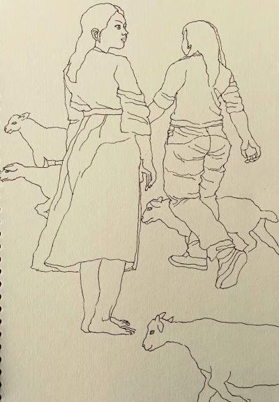 魏杰日记-魏杰速写作品欣赏【图7】