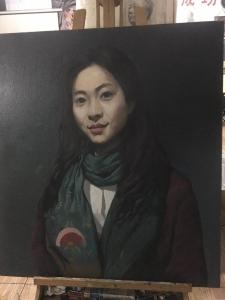 艺术品图片：艺术家李小建油画作品名称《静思》价格10000.00 元