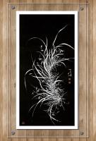 艺术家周牧天日记:周牧天水墨兰草【图0】