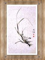 艺术家周牧天日记:周牧天水墨兰草【图1】