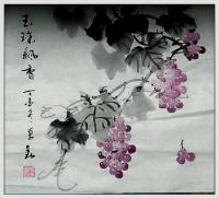 艺术家李万勤日记:背临小写意葡萄，冷夜里忘却寒冷。【图2】