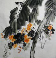 艺术家史书玲日记:第二幅《高舒垂荫异秀延瞩》敬请各位老师和朋友给予指点，在此谢【图0】