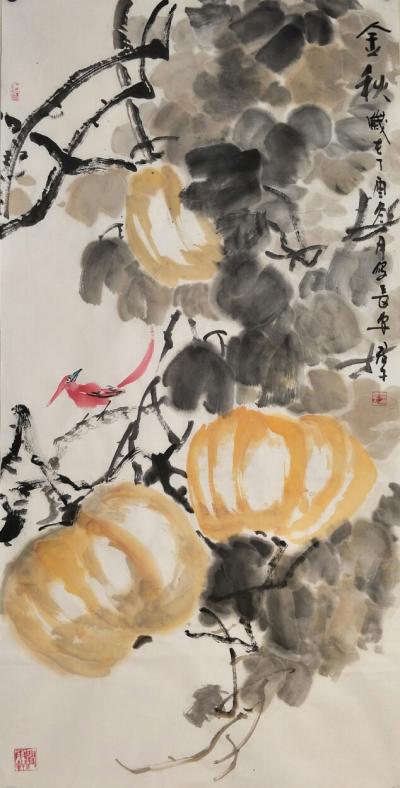 田君才日记-近日作品  四尺整张【图2】