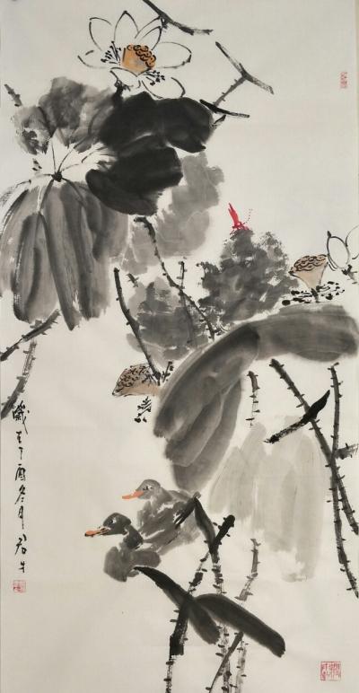 田君才日记-近日作品  四尺整张【图3】