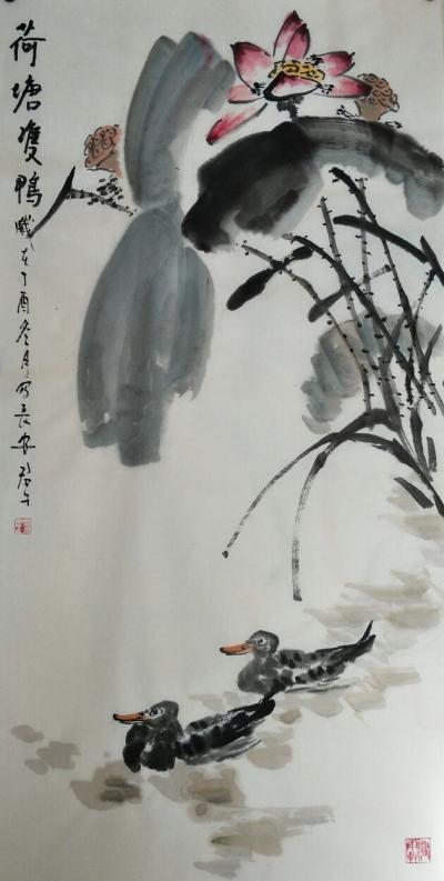 田君才日记-近日作品  四尺整张【图6】