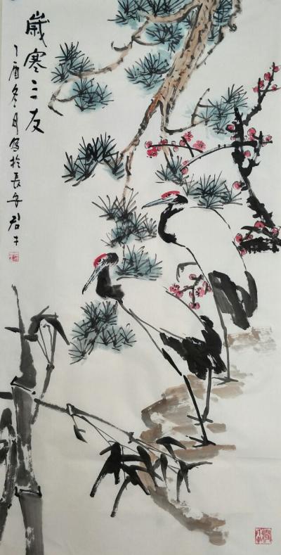 田君才日记-近日作品  四尺整张【图9】