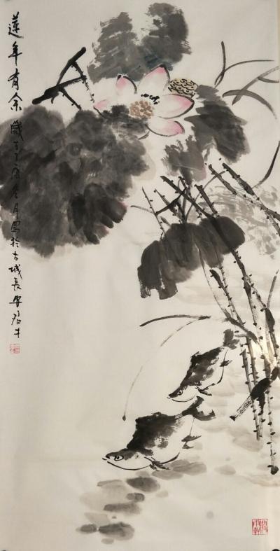 田君才日记-近日作品  四尺整张【图10】