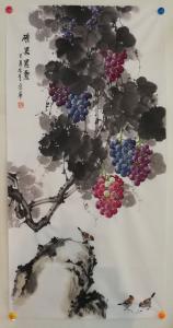 韩宗华国画作品《硕果累累》价格4000.00元