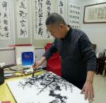 杨振华日志-近日创作的国画《梅花》【图1】