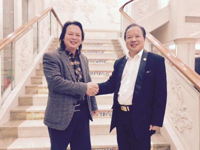 叶仲桥日记-日前海峡两岸文化交流协会马主席和广东省国安厅刘处前来合作交流活动，将中国的传统文【图3】