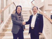 艺术家叶仲桥日记:日前海峡两岸文化交流协会马主席和广东省国安厅刘处前来合作交流【图2】