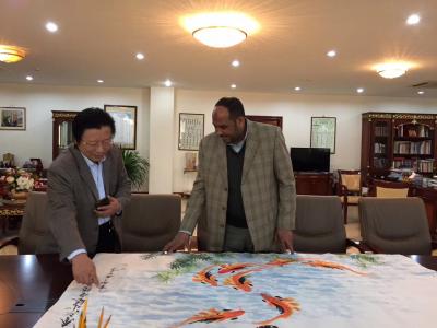 李尊荣日记-感谢苏丹共和国驻华特命全权大使：欧玛尔·伊萨·艾哈迈德先生的热情邀请和接待，大使【图3】