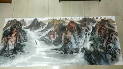 胡林龙日记-周末闲在家，不如潜心作画。【图1】