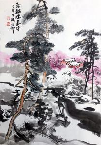 艺术品图片：艺术家赵永利国画作品名称《春融瑞气浮》议价