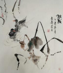 艺术品图片：艺术家田君才国画作品名称《秋趣》价格4800.00 元