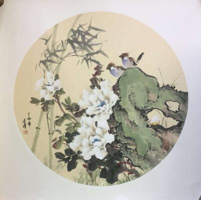 徐建清日记-近作一组国画花鸟小品，《鸟语花香》，欢迎点评，徐建清留记【图1】