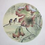 徐建清日志-近作一组国画花鸟小品，《鸟语花香》，欢迎点评，徐建清留记【图3】