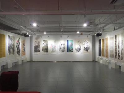 徐能凯日记-黄河口湿地画派第七届作品展布展完成，有喜欢的吗？【图5】