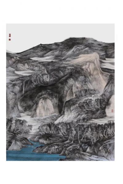 任振山日记-修改旧作，任振山国画一幅！多多指教。【图1】