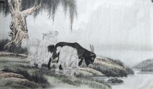 石海博国画作品《喜气洋洋》价格500.00元