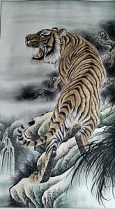 石海博国画作品《雄风万里》价格1280.00元