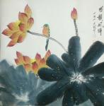 蒋庆国日志-国画《荷颜风情》，《六顺图》，完稿，蒋庆国【图1】