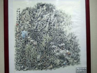 高勇利日记-12月19日宝鸡书院举办写生作品展，各路大神齐聚一堂，我有四幅国画作品参展，【图6】