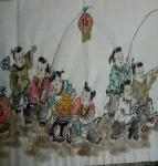 侯同印日志-长卷百子图创作中……【图1】