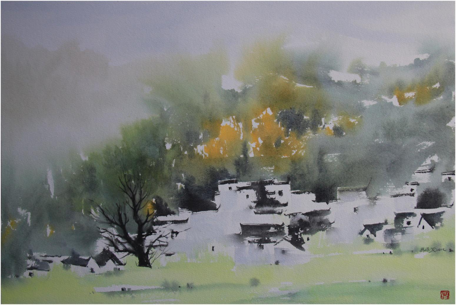 冯保民文玩杂项作品《皖南印象之一》