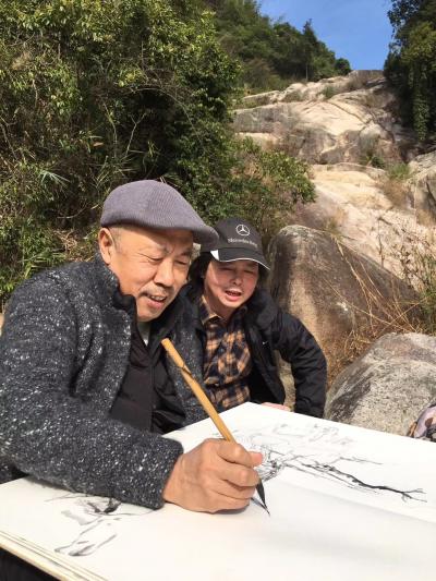 叶仲桥生活-一周的学习与收获，除了获赠册页题字、还获得了大师赠送的毛笔一支，以后将会收藏到我【图4】