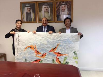 李尊荣生活-非常感谢巴林王国驻华大使安瓦尔·艾勒阿卜杜拉先生的热情邀请和接待，大家就中国与巴【图3】