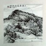 陈庆明日志-国画《吉祥山居图》一组，三尺斗方，陈庆明作品发布【图3】
