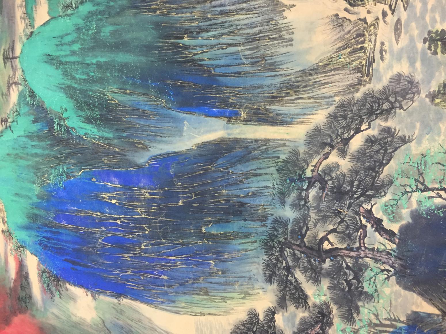 18099147235国画作品《张大千山水》【图5】