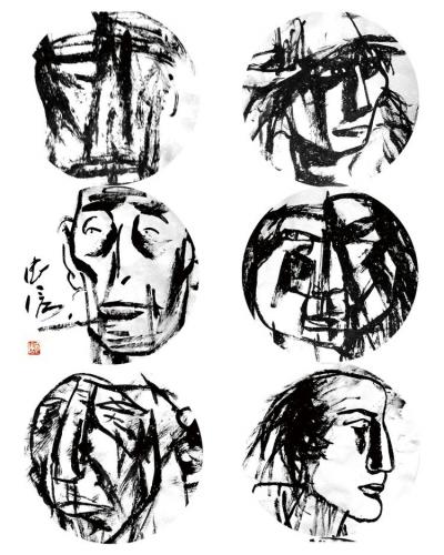 李忠信日记-焦墨绘画一李忠信的焦墨艺术世界----焦墨或可称之为枯笔、渴笔、竭墨。
焦墨画【图18】