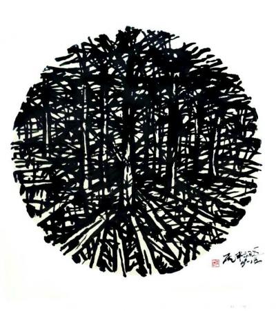 李忠信日记-焦墨绘画一李忠信的焦墨艺术世界————
花鸟【图3】