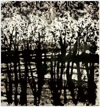 李忠信日记-焦墨绘画一李忠信的焦墨艺术世界————
花鸟【图5】