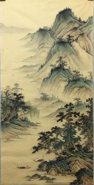 李伟成日记-精品四尺仿古山水【图2】