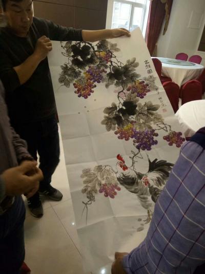 卢俊良生活-河北电视台，《跟着画家去旅行》栏目青县笔会【图5】