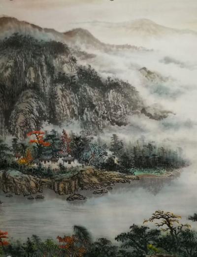 胡宝成日记-本人作品小八尺245/98全手绘。【图3】