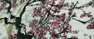 俞晓红日记-徐文实大师的百梅图系列，晒晒。【图5】