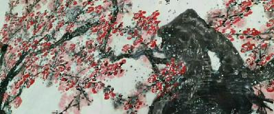 俞晓红日记-徐文实大师的百梅图系列，晒晒。【图3】