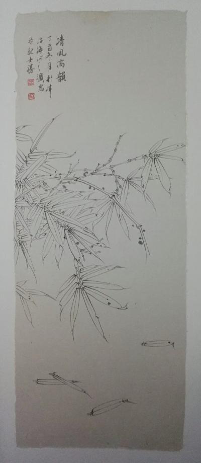 安士胜日记-国画《清风高韻》，竹子有气质，人也有，爱信不信，安士胜【图1】