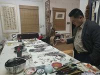 艺术家金新宇生活:昨日下班后在柳大师工作室瞎折腾，广州虽然天寒地冬，这么一折腾【图0】