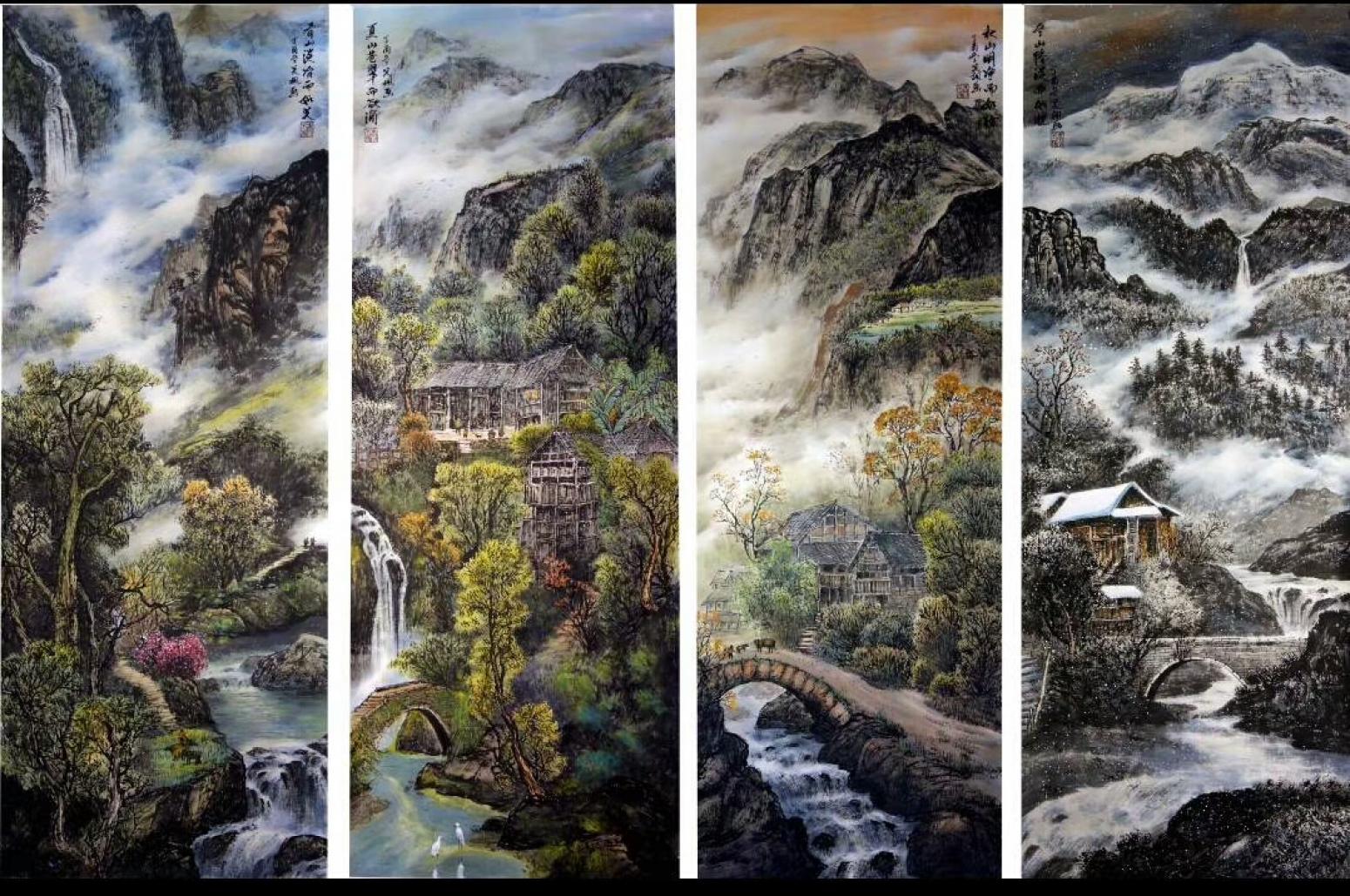 康笑枫 国画 代理国画作品《康笑枫国画》