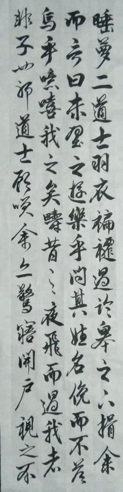 魏太兵日记-旅游回来，毫无睡意，完成客户订单书法作品三幅。白居易《南秦雪》【图2】