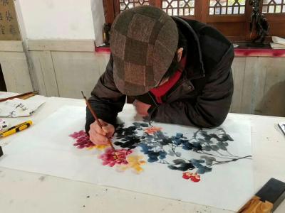 徐如茂收藏-应阆巴文旅公司任总之邀现场献丑一番，请行家批评指正。作品已被收藏【图3】