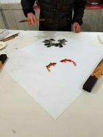 艺术家徐如茂收藏:应阆巴文旅公司任总之邀现场献丑一番，请行家批评指正。作品已被【图4】