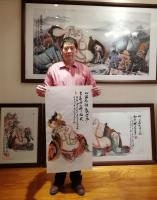 艺术家尚建国日记:世上万物都有缘
实实在在就自然
花看半开酒微醉
天道忌【图3】