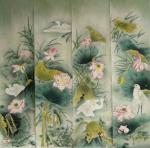 刘永红日志-刘永红 国画 “江南渌水多，顾影逗轻波。落日秦云里，山高奈若【图1】