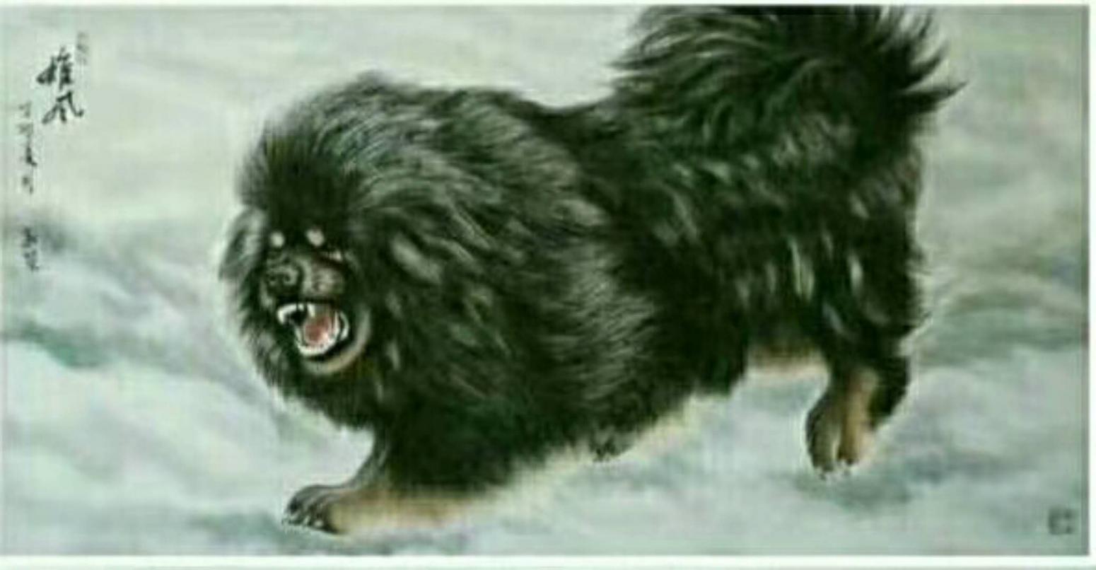 马新荣国画作品《雄风》【图0】